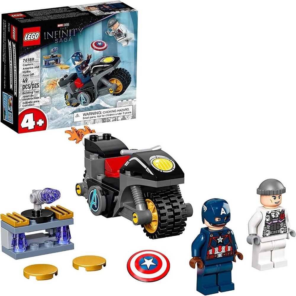 Lego Marvel Captain America and Hydra Face-Off 76189 New In Box